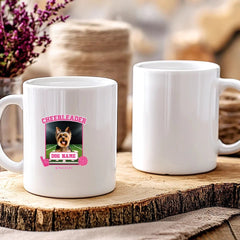 Jumbo Coffee Mug | Cheerleader Dog Personalized 20oz Coffee Cup Pet Gift | Paws Up Life, LLC