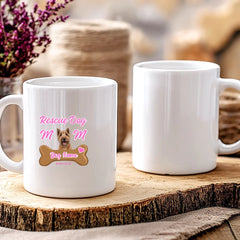 Rescue Dog Mom Mug | Personalized Dog Lover Gift