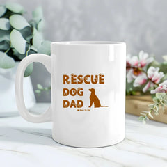 Rescue Dog Coffee Mug | Personalized Dog Lover Adoption Gift