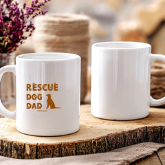 Rescue Dog Coffee Mug | Personalized Dog Lover Adoption Gift