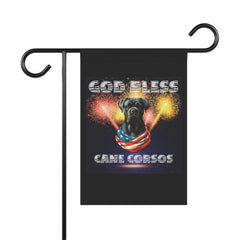 God Bless Cane Corso Patriotic Garden & House Banner