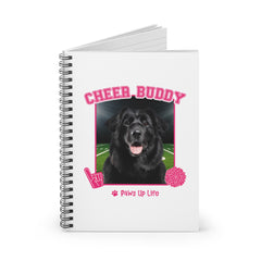 Great Pyrenes Football Cheer Buddy Cheerleading Dog Spiral Notebook for Office and Home - Ruled Line | Paws Up Life, LLC