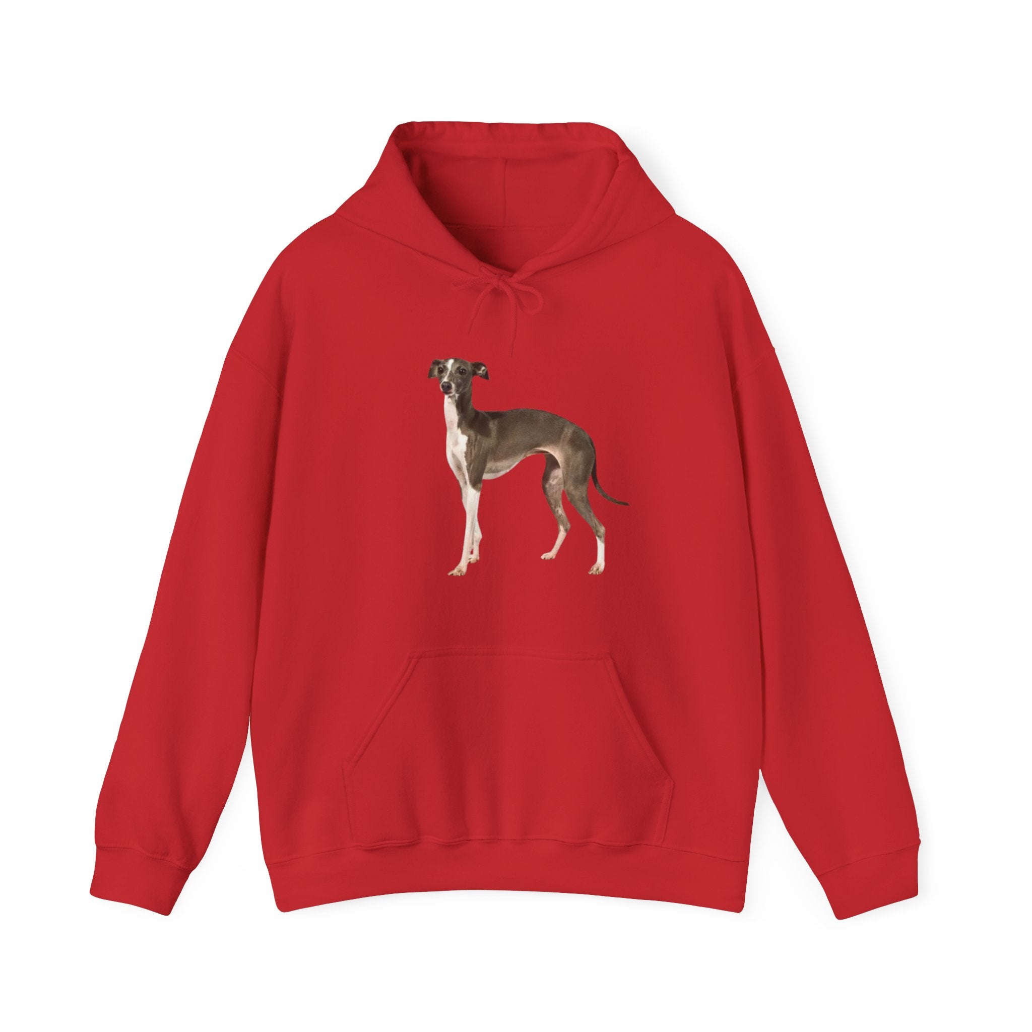 Italian Greyhound Hoodie With The Paws Up Logo On The Back Of Hoodie. Unisex Hooded Sweatshirt for Dog Mom or Dad - Adults & Kids | Perfect Gifts for Pet Lovers - Cozy and Stylish ApparelUnisex Heavy Blend™ Hooded Sweatshirt