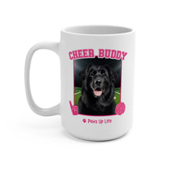 Great Pyreenes Football Cheer Buddy Cheerleading Dog 15oz Large Coffee Mug Ceramic Drinkware Tea Washable