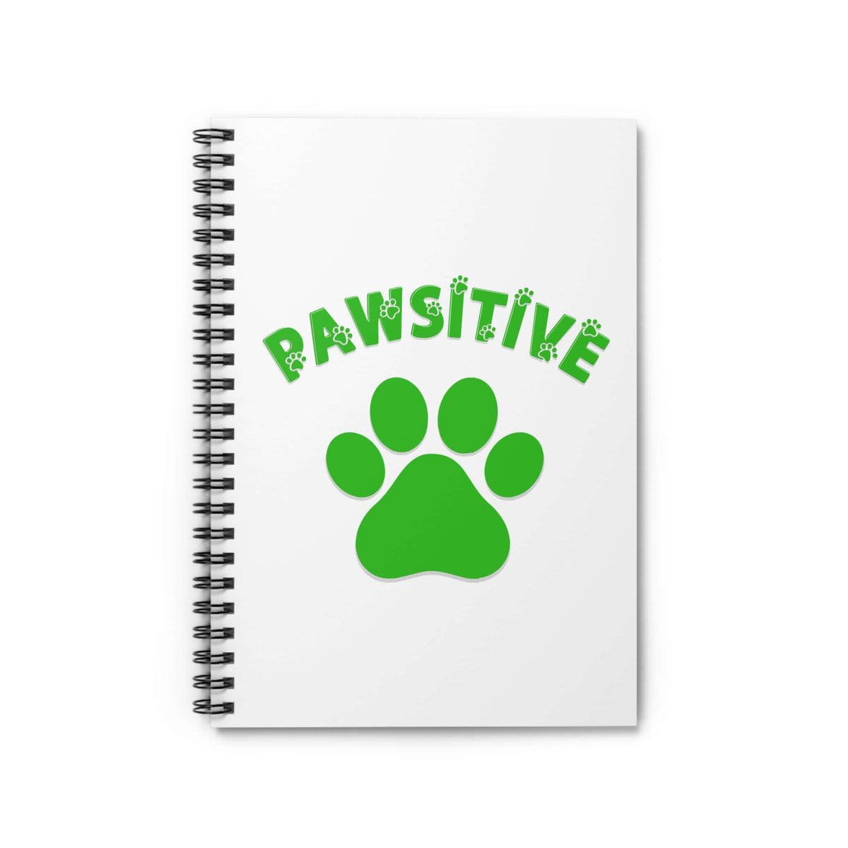 Pawsitive Dog Lover Spiral Notebook for Office and Home - Ruled Line | Paws Up Life, LLC