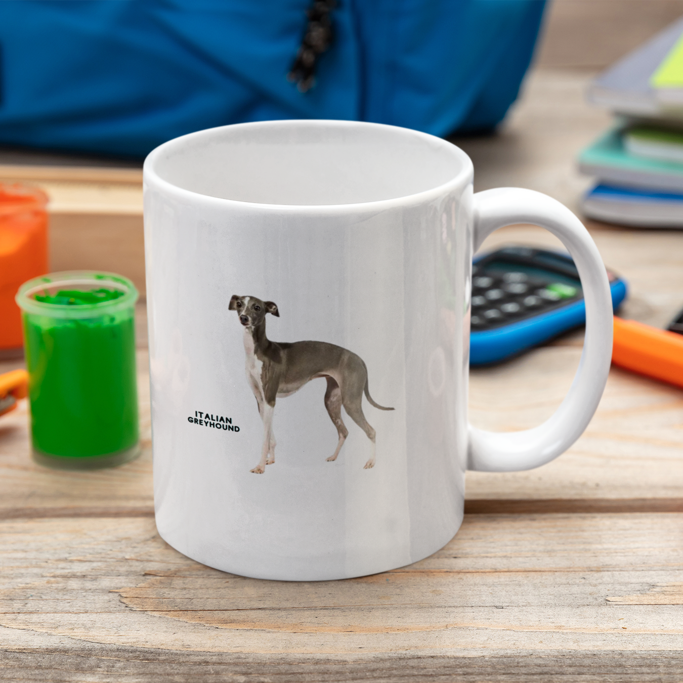 Italian Greyhound 15 oz Ceramic Coffee Mug - Perfect Gift for Dog Mom or Dad - Gift For All Occassions