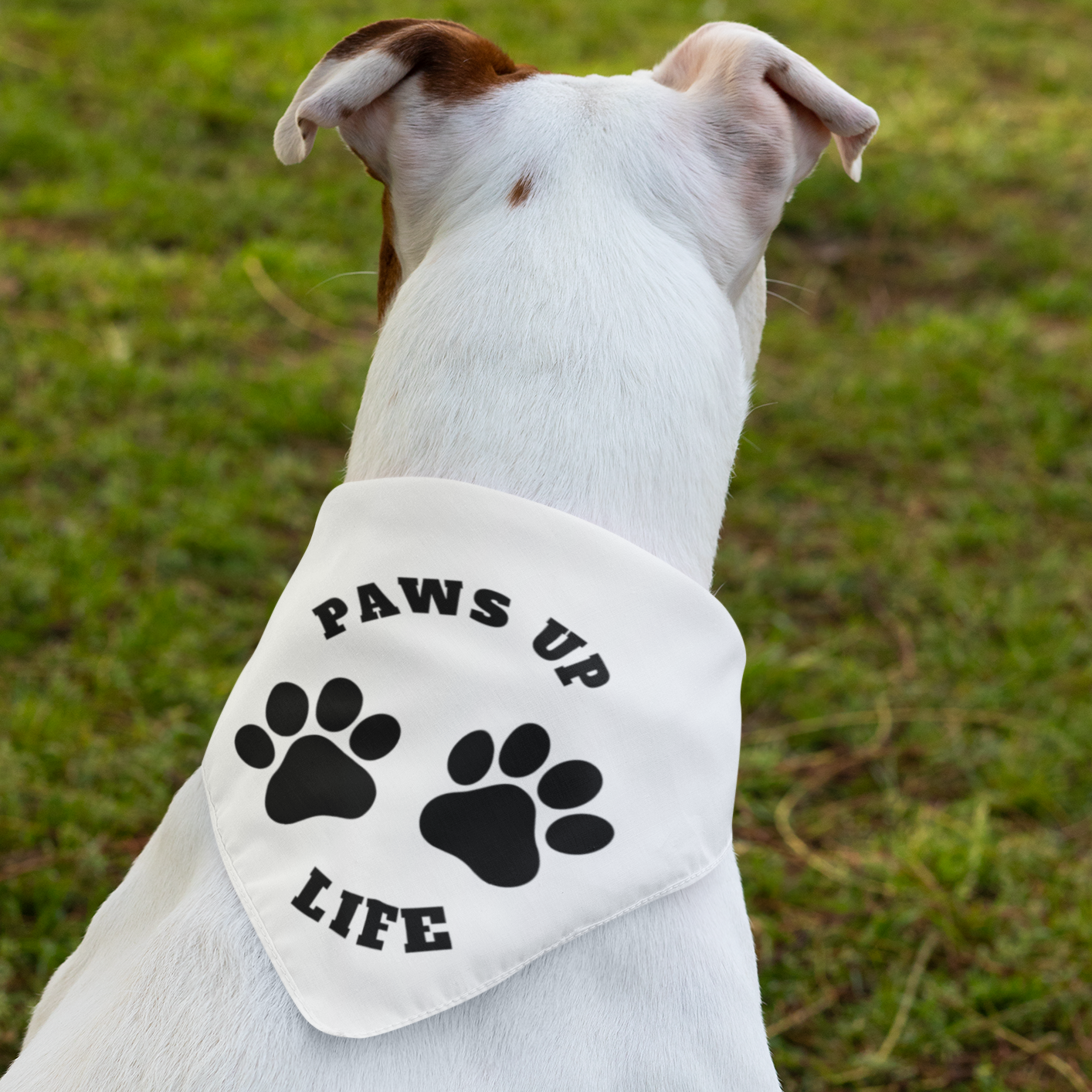 Pet Bandana Collar| Paws Up Life Logo| Gift For Him| Gift For Her| Dog Gift| New Pet Owner| New Puppy| Pet Adoption|