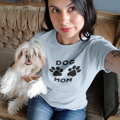 Dog Mom Soft Style Tee By Gildan| Perfect Gift For Her| Mother's Day, Birthday, Christmas, New Puppy, New Pet Owner, Pet Adoption