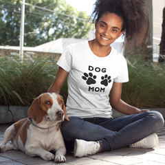 Dog Mom Soft Style Tee By Gildan| Perfect Gift For Her| Mother's Day, Birthday, Christmas, New Puppy, New Pet Owner, Pet Adoption