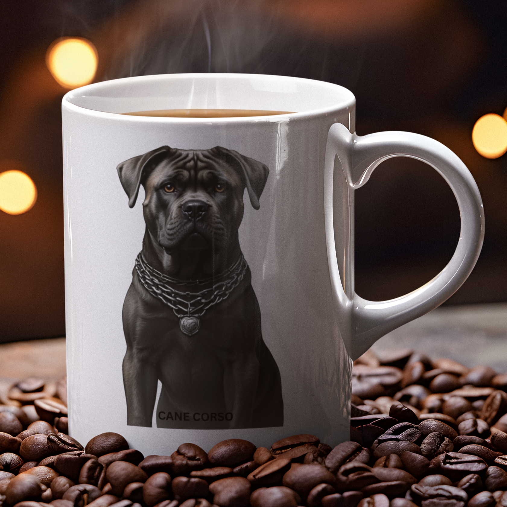 Cane Corso Mug: Showcase the Majestic Italian Breed with Every Sip - Perfect Gift for Dog Lovers, Dog Mom and Dad, Ceramic Mug 15oz