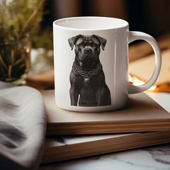 Cane Corso Mug: Showcase the Majestic Italian Breed with Every Sip - Perfect Gift for Dog Lovers, Dog Mom and Dad, Ceramic Mug 15oz