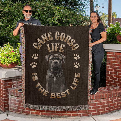 Cane Corso Heirloom Brown Blanket: Premium Quality Dog Throw, Gift For Her, Gift For Him, Birthday, Mother's Day, Father's Day, Holidays