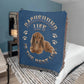 Dachshund Heirloom Blue Blanket: Premium Quality Wiener Dog Throw, Gift For Her, Gift For Him, Birthday, Mother's Day, Father's Day, Christmas