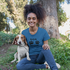 Dog Mom Soft Style Tee By Gildan| Perfect Gift For Her| Mother's Day, Birthday, Christmas, New Puppy, New Pet Owner, Pet Adoption